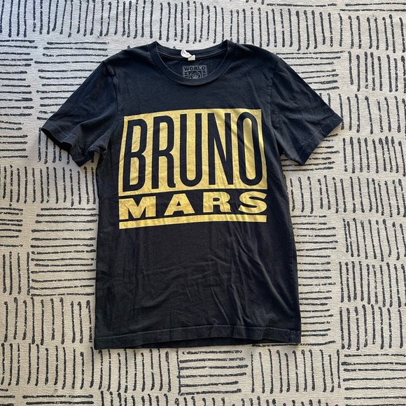 Bella Canvas Other - 2017 Bruno Mars 24K Magic World Tour Tee